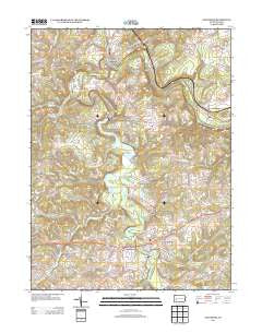 Saltsburg Pennsylvania Historical topographic map, 1:24000 scale, 7.5 X 7.5 Minute, Year 2013