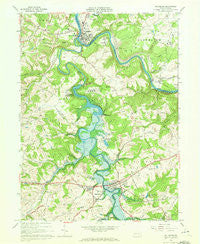 Saltsburg Pennsylvania Historical topographic map, 1:24000 scale, 7.5 X 7.5 Minute, Year 1964
