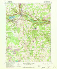 Sandy Lake Pennsylvania Historical topographic map, 1:24000 scale, 7.5 X 7.5 Minute, Year 1960