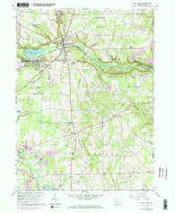Sandy Lake Pennsylvania Historical topographic map, 1:24000 scale, 7.5 X 7.5 Minute, Year 1960