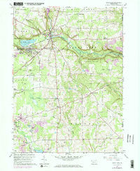 Sandy Lake Pennsylvania Historical topographic map, 1:24000 scale, 7.5 X 7.5 Minute, Year 1960