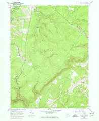 Sandy Ridge Pennsylvania Historical topographic map, 1:24000 scale, 7.5 X 7.5 Minute, Year 1958