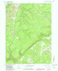 Sandy Ridge Pennsylvania Historical topographic map, 1:24000 scale, 7.5 X 7.5 Minute, Year 1958