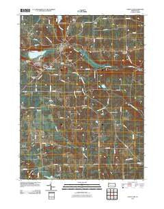 Sandy Lake Pennsylvania Historical topographic map, 1:24000 scale, 7.5 X 7.5 Minute, Year 2010