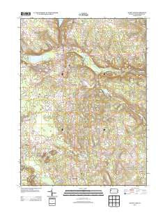 Sandy Lake Pennsylvania Historical topographic map, 1:24000 scale, 7.5 X 7.5 Minute, Year 2013