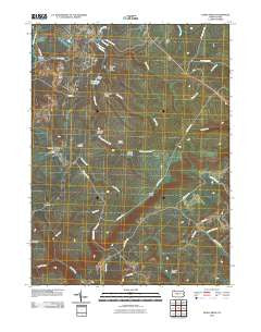 Sandy Ridge Pennsylvania Historical topographic map, 1:24000 scale, 7.5 X 7.5 Minute, Year 2010