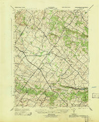 Sassamansville Pennsylvania Historical topographic map, 1:31680 scale, 7.5 X 7.5 Minute, Year 1943