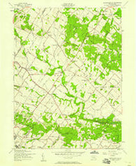 Sassamansville Pennsylvania Historical topographic map, 1:24000 scale, 7.5 X 7.5 Minute, Year 1957