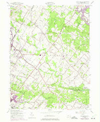 Sassamansville Pennsylvania Historical topographic map, 1:24000 scale, 7.5 X 7.5 Minute, Year 1957