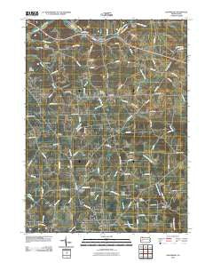 Saxonburg Pennsylvania Historical topographic map, 1:24000 scale, 7.5 X 7.5 Minute, Year 2010