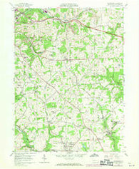 Saxonburg Pennsylvania Historical topographic map, 1:24000 scale, 7.5 X 7.5 Minute, Year 1958