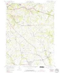 Saxonburg Pennsylvania Historical topographic map, 1:24000 scale, 7.5 X 7.5 Minute, Year 1958