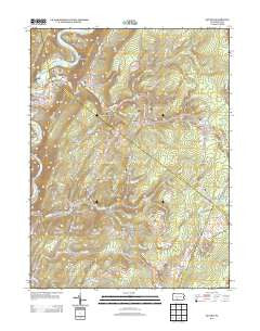 Saxton Pennsylvania Historical topographic map, 1:24000 scale, 7.5 X 7.5 Minute, Year 2013