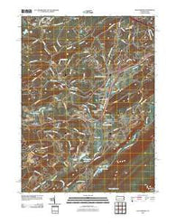 Saylorsburg Pennsylvania Historical topographic map, 1:24000 scale, 7.5 X 7.5 Minute, Year 2010