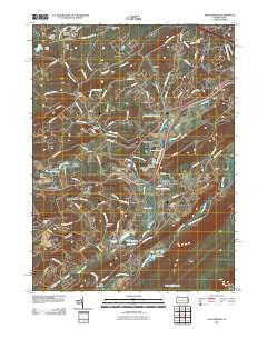 Saylorsburg Pennsylvania Historical topographic map, 1:24000 scale, 7.5 X 7.5 Minute, Year 2010