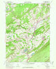 Saylorsburg Pennsylvania Historical topographic map, 1:24000 scale, 7.5 X 7.5 Minute, Year 1960