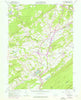 Saylorsburg Pennsylvania Historical topographic map, 1:24000 scale, 7.5 X 7.5 Minute, Year 1960