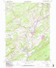 Saylorsburg Pennsylvania Historical topographic map, 1:24000 scale, 7.5 X 7.5 Minute, Year 1960