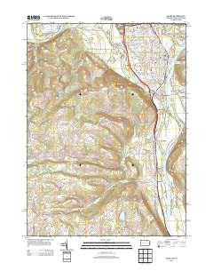 Sayre Pennsylvania Historical topographic map, 1:24000 scale, 7.5 X 7.5 Minute, Year 2013