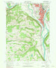 Sayre Pennsylvania Historical topographic map, 1:24000 scale, 7.5 X 7.5 Minute, Year 1957