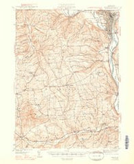 Sayre Pennsylvania Historical topographic map, 1:62500 scale, 15 X 15 Minute, Year 1948