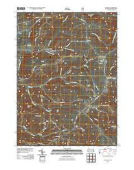 Scandia Pennsylvania Historical topographic map, 1:24000 scale, 7.5 X 7.5 Minute, Year 2011