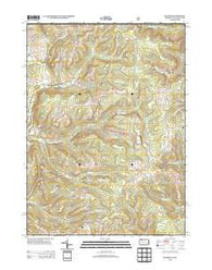 Scandia Pennsylvania Historical topographic map, 1:24000 scale, 7.5 X 7.5 Minute, Year 2013