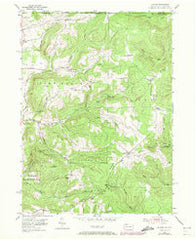 Scandia Pennsylvania Historical topographic map, 1:24000 scale, 7.5 X 7.5 Minute, Year 1954