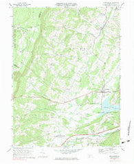 Schellsburg Pennsylvania Historical topographic map, 1:24000 scale, 7.5 X 7.5 Minute, Year 1977