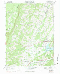 Schellsburg Pennsylvania Historical topographic map, 1:24000 scale, 7.5 X 7.5 Minute, Year 1977