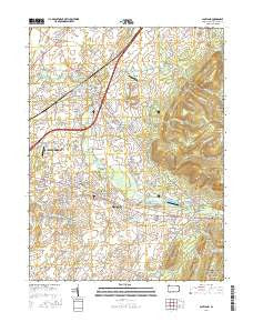 Scotland Pennsylvania Current topographic map, 1:24000 scale, 7.5 X 7.5 Minute, Year 2016