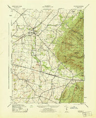 Scotland Pennsylvania Historical topographic map, 1:31680 scale, 7.5 X 7.5 Minute, Year 1944
