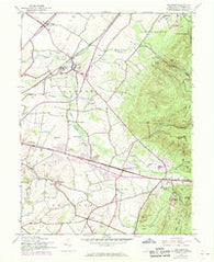 Scotland Pennsylvania Historical topographic map, 1:24000 scale, 7.5 X 7.5 Minute, Year 1944