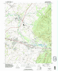 Scotland Pennsylvania Historical topographic map, 1:24000 scale, 7.5 X 7.5 Minute, Year 1990