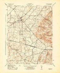 Scotland Pennsylvania Historical topographic map, 1:31680 scale, 7.5 X 7.5 Minute, Year 1944