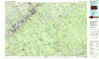 Scranton Pennsylvania Historical topographic map, 1:100000 scale, 30 X 60 Minute, Year 1986