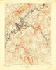 Scranton Pennsylvania Historical topographic map, 1:62500 scale, 15 X 15 Minute, Year 1893