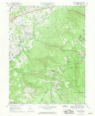 Seven Springs Pennsylvania Historical topographic map, 1:24000 scale, 7.5 X 7.5 Minute, Year 1967