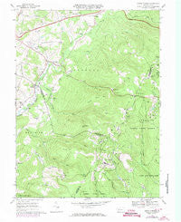 Seven Springs Pennsylvania Historical topographic map, 1:24000 scale, 7.5 X 7.5 Minute, Year 1967