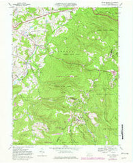 Seven Springs Pennsylvania Historical topographic map, 1:24000 scale, 7.5 X 7.5 Minute, Year 1967