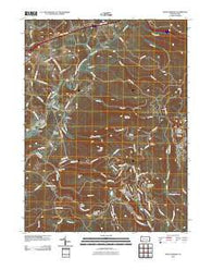 Seven Springs Pennsylvania Historical topographic map, 1:24000 scale, 7.5 X 7.5 Minute, Year 2010