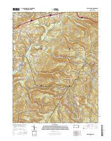 Seven Springs Pennsylvania Current topographic map, 1:24000 scale, 7.5 X 7.5 Minute, Year 2016