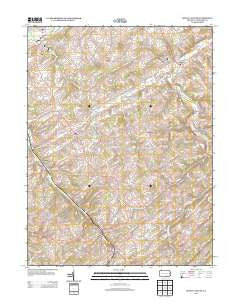 Seven Valleys Pennsylvania Historical topographic map, 1:24000 scale, 7.5 X 7.5 Minute, Year 2013