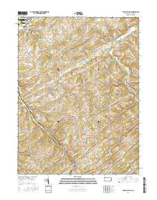 Seven Valleys Pennsylvania Current topographic map, 1:24000 scale, 7.5 X 7.5 Minute, Year 2016
