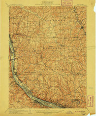 Sewickley Pennsylvania Historical topographic map, 1:62500 scale, 15 X 15 Minute, Year 1908