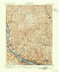 Sewickley Pennsylvania Historical topographic map, 1:62500 scale, 15 X 15 Minute, Year 1908