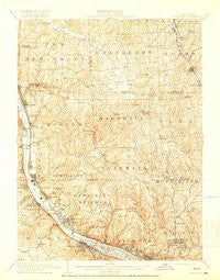 Sewickley Pennsylvania Historical topographic map, 1:62500 scale, 15 X 15 Minute, Year 1908