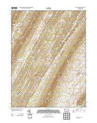 Shade Gap Pennsylvania Historical topographic map, 1:24000 scale, 7.5 X 7.5 Minute, Year 2013