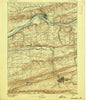 Shamokin Pennsylvania Historical topographic map, 1:62500 scale, 15 X 15 Minute, Year 1892