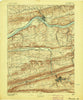 Shamokin Pennsylvania Historical topographic map, 1:62500 scale, 15 X 15 Minute, Year 1893